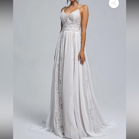 ballbella Dresses & Skirts - Lace boho white dress